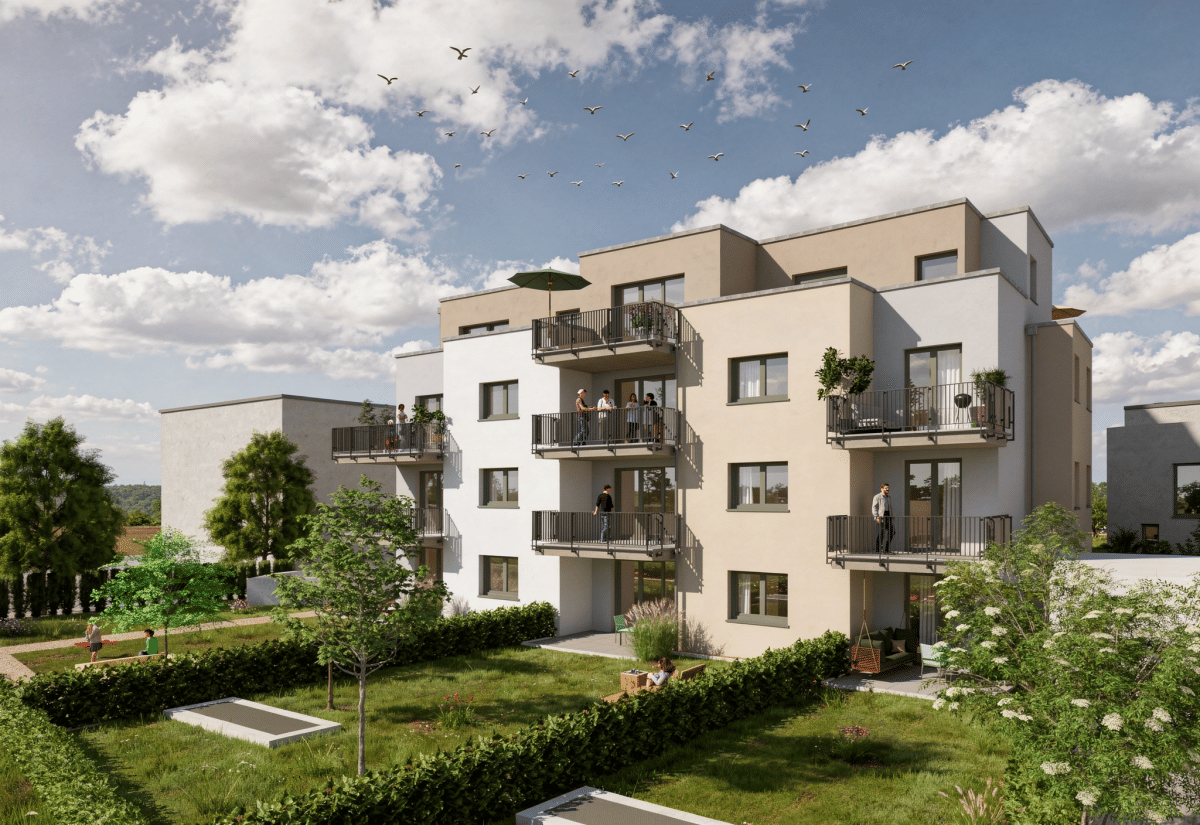 Neubauwohnungen in KA-Durlach: 3-Zimmer-Penthouse-Wohnung mit 2 Dachterrassen, 76227 Karlsruhe (Durlach Hohenwettersbach Stupferich)