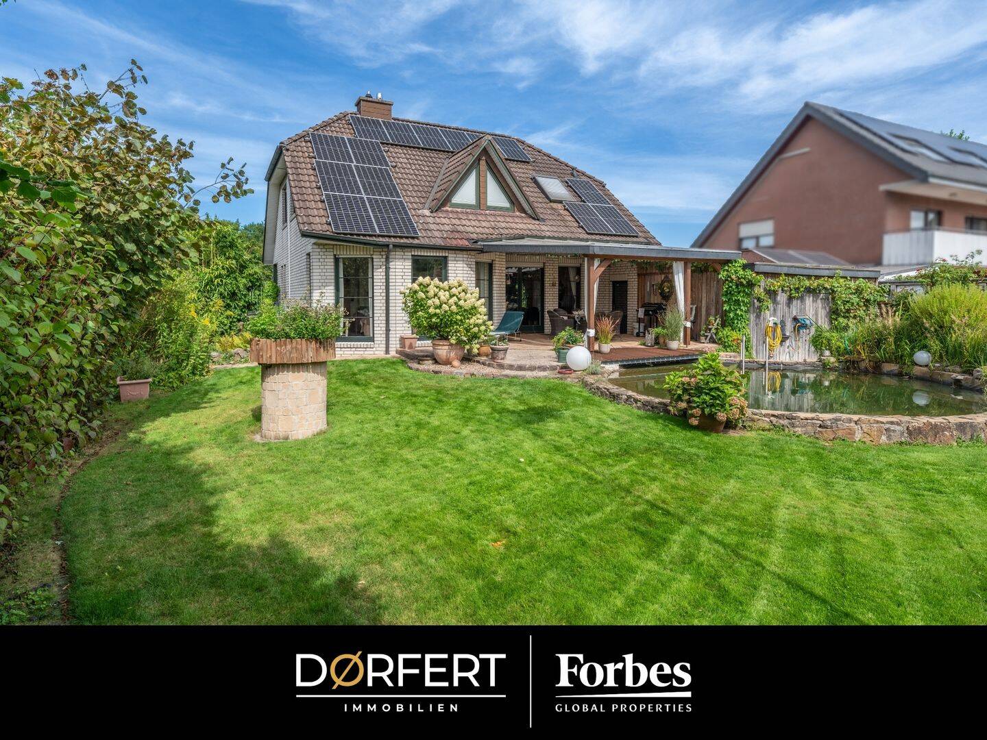 Traumhaftes Zuhause mit Schwimmteich, Kachelofen, PV-Anlage & Sauna, 49504 Lotte