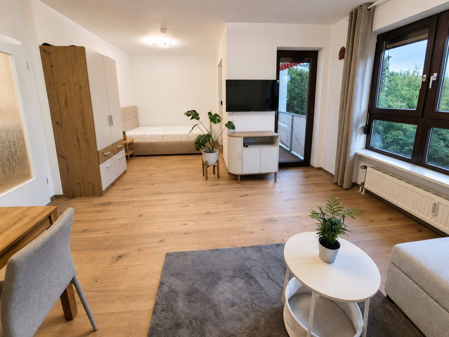 Möblierte barrierefreie Wohnung für Singles, 90425 Nürnberg