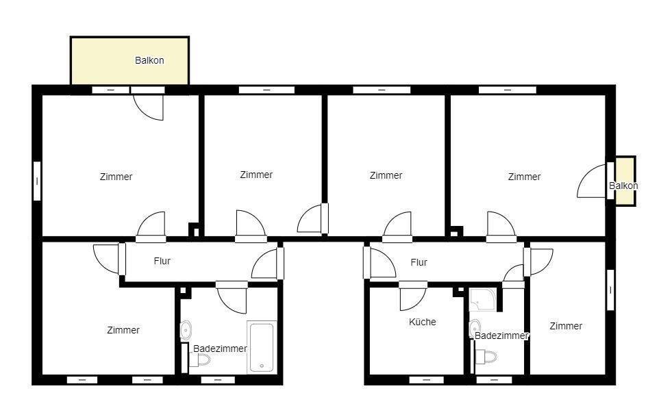 Für die Großfamilie, 6-Zimmer-Wohnung mit 2 Bädern!, 38685 Langelsheim