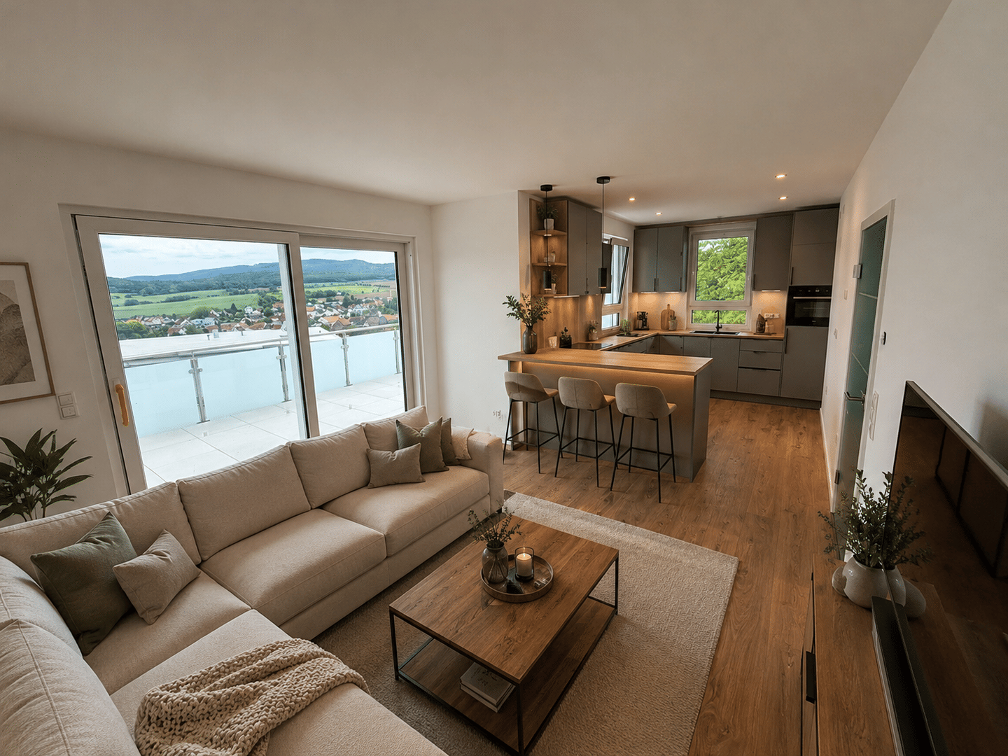 Penthousewohnung in Ahnatal Heckershausen mit Blick auf der Herkules, 34292 Ahnatal