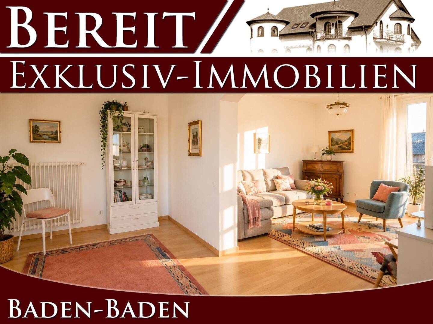 Sonnige Eigentumswohnung am Augustaplatz, 76530 Baden-Baden (Ebersteinburg Innenstadt Lichtental Varnhalt Weststadt)