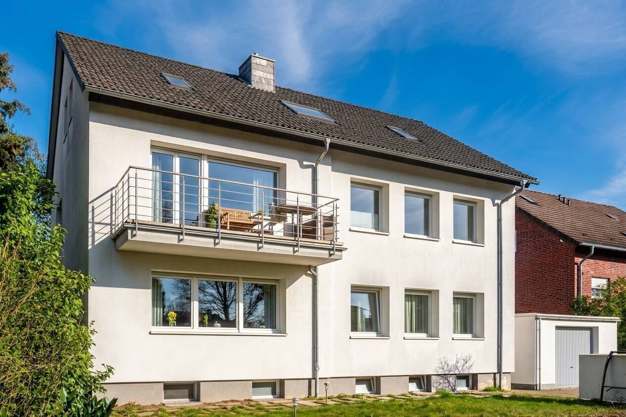 KEINE KÄUFERPROVISION Energetisch sanierte 4 Zimmerwohnung mit Balkon und Garten in Bad Salzuflen, 32107 Bad Salzuflen