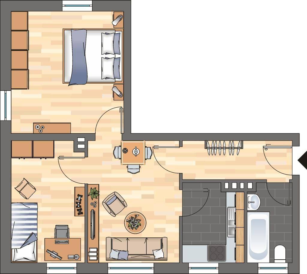 Demnächst frei! 3-Zimmer-Wohnung in Montabaur, 56410 Montabaur