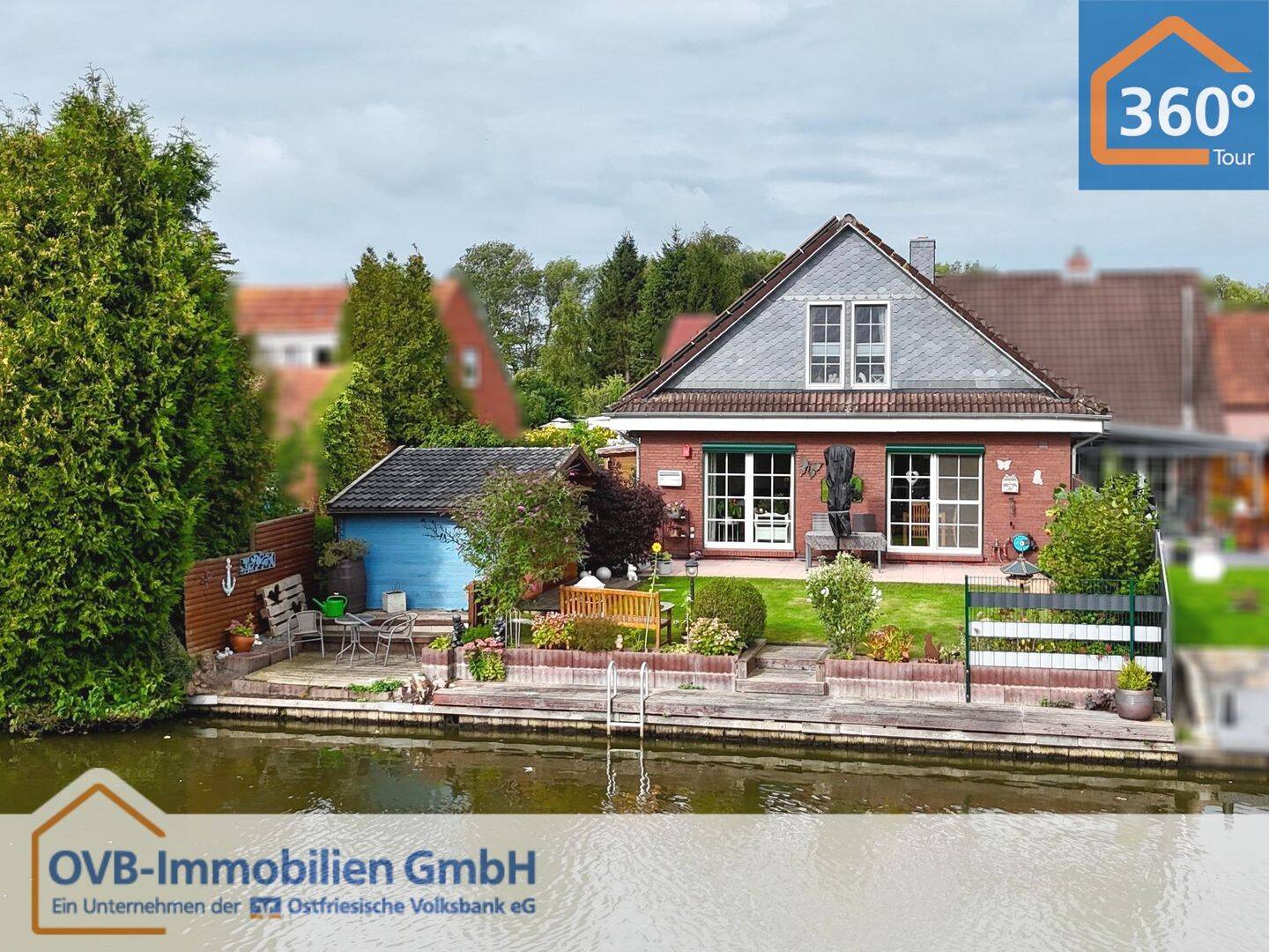 Einziehen & wohlfühlen – gepflegtes Wohnhaus mit Traumgarten und Wasserzugang, 26759 Hinte