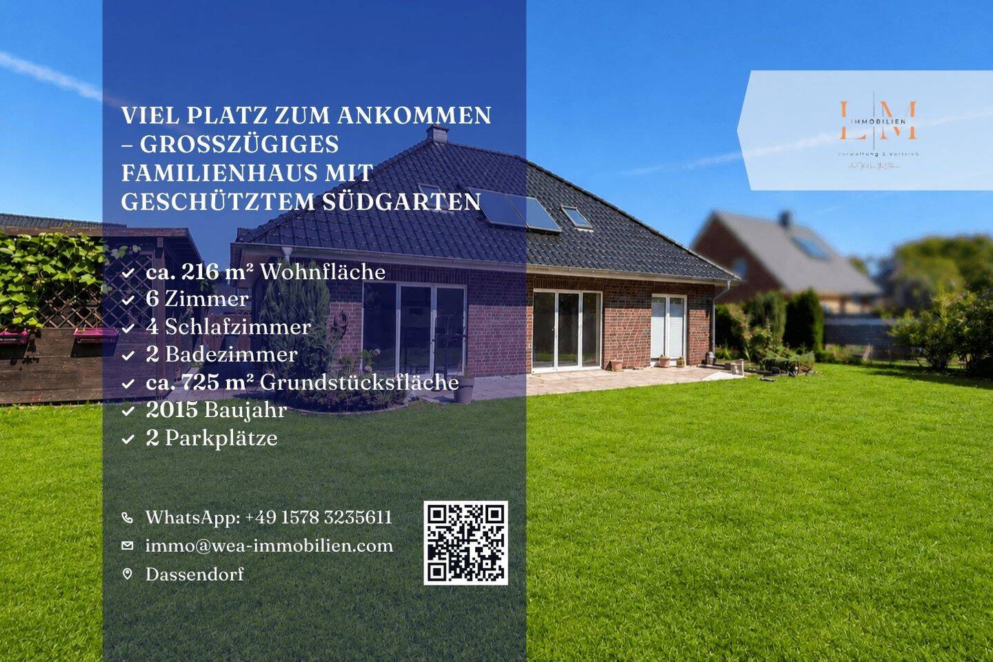 Viel Platz zum Ankommen – großzügiges Familienhaus mit geschütztem Südgarten, 21521 Dassendorf