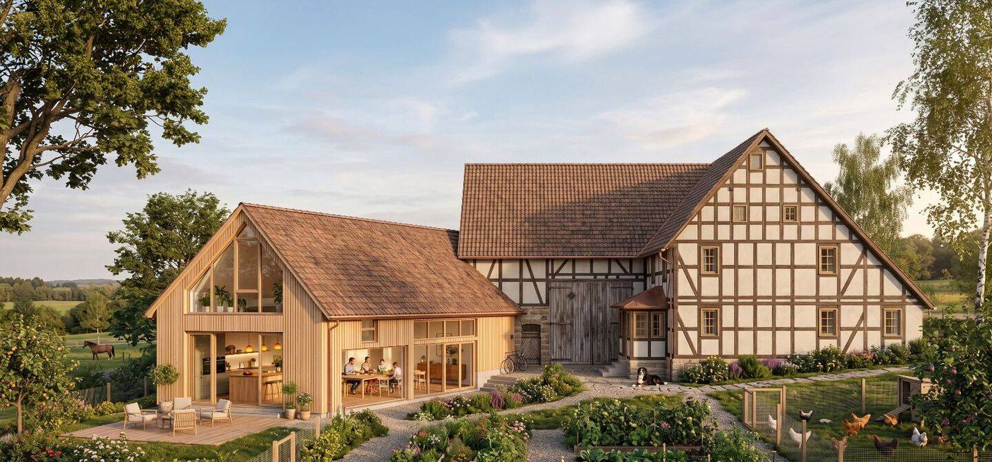 Denkmalgeschützte Hofanlage mit außergewöhnlichem Entwicklungspotenzial in Korbach-Ober-Ense!, 34497 Korbach