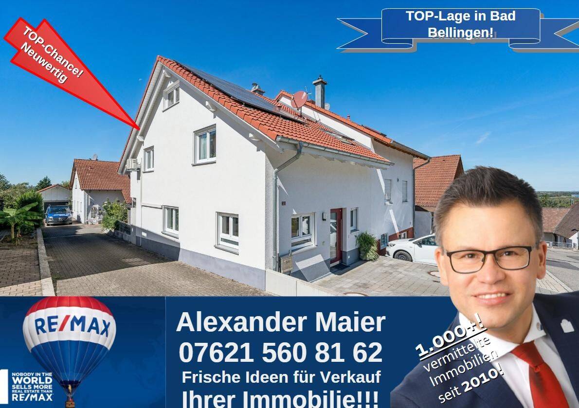 Schnell sein lohnt sich!! Moderne neuwertige DHH in Bad Bellingen mit Garten, 79415 Bad Bellingen