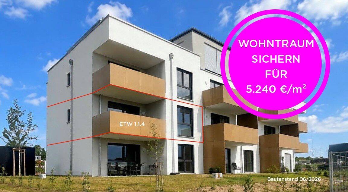 Hermann Immobilien:  Wohntraum zum attraktiven Preis: Für 5.240 EUR/m²! (ETW 1.1.4), 63225 Langen (Hessen)