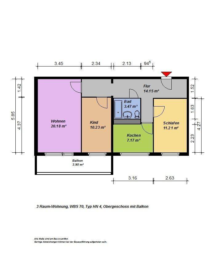 Die ideale Wohnung für kleine Familien!, 17033 Neubrandenburg
