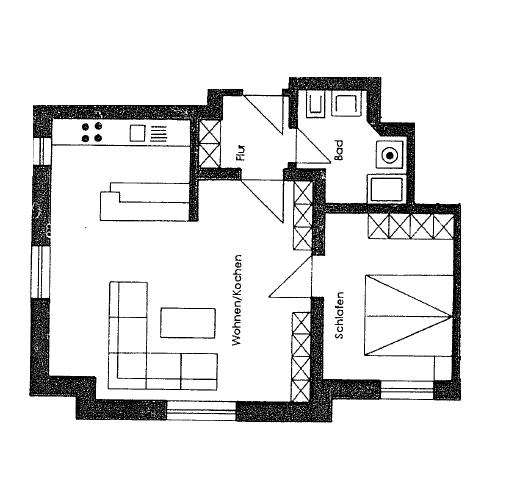 PROVISIONSFREI – tolle 2-Raumwohnung „Am hohen Ufer“ sucht neuen Eigentümer, 7318 Saalfeld/Saale