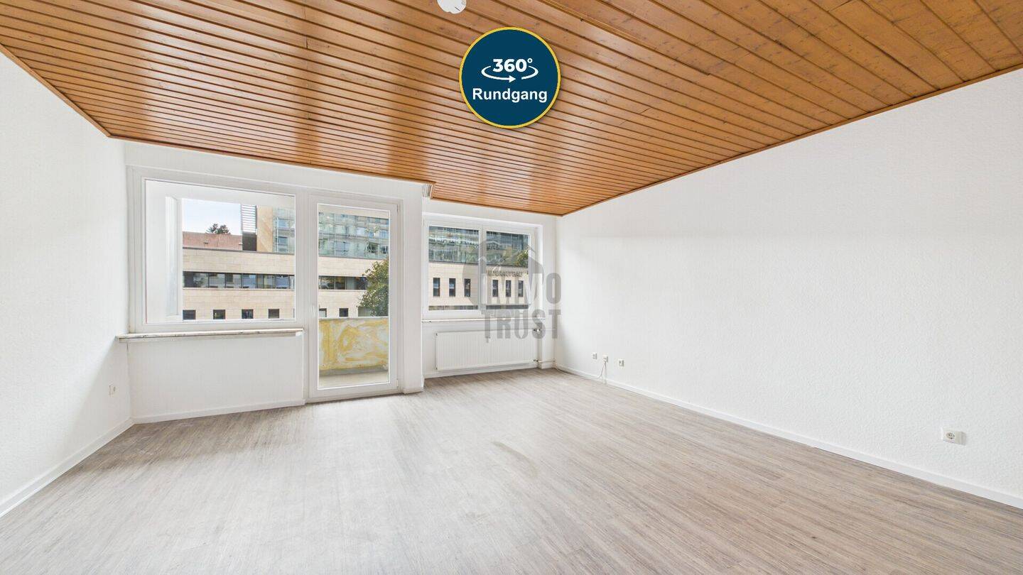 Braunschweig mittendrin – gepflegte 2-Zimmer-Wohnung mit Balkon & Einbauküche, 38100 Braunschweig (Braunschweig Innenstadt)