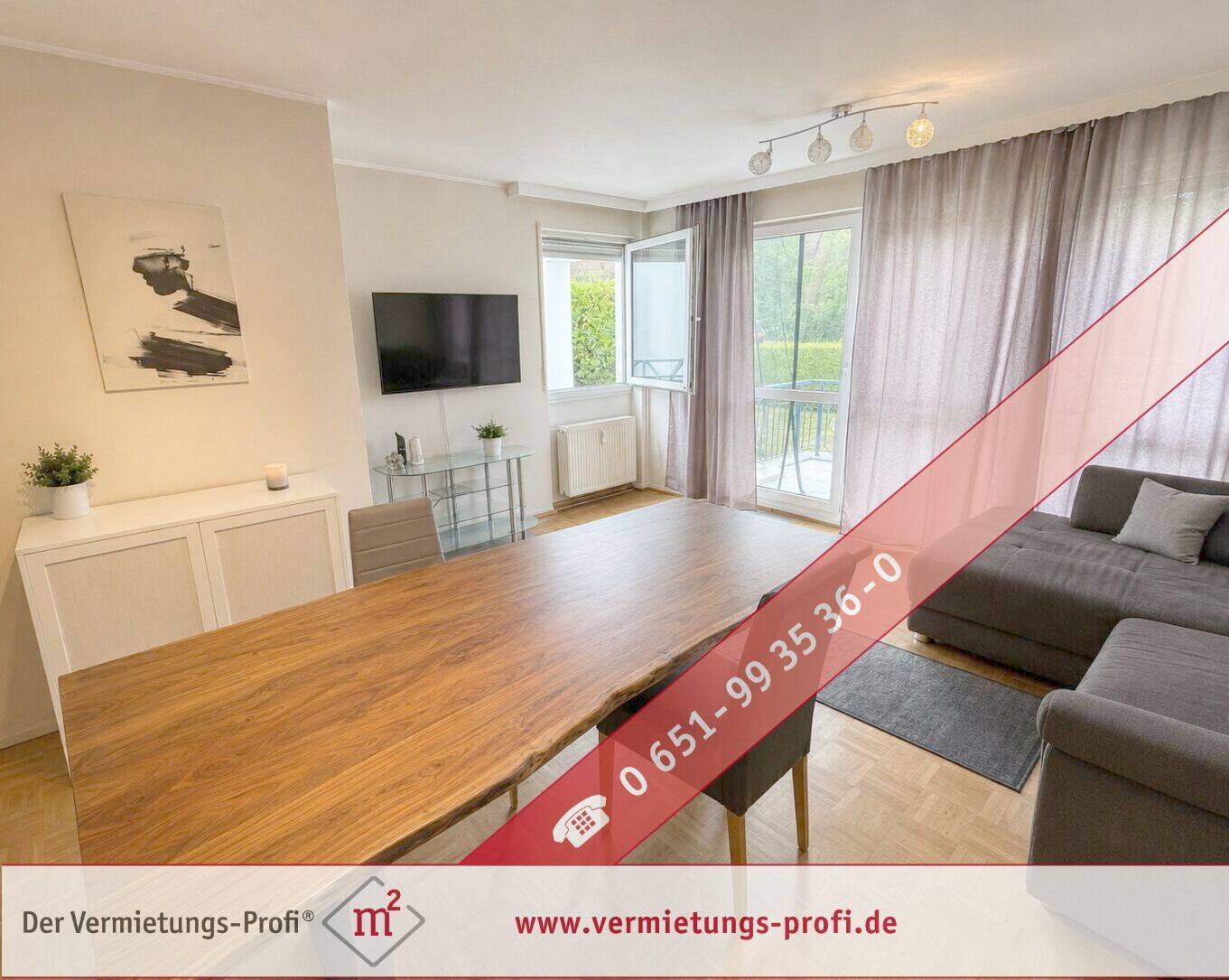 Gepflegte 3-Zimmer-Wohnung mit sonnigem Balkon und Stellplatz in begehrter Lage in Trier-Ruwer., 54292 Trier (Eitelsbach Ruwer Trier-Nord)