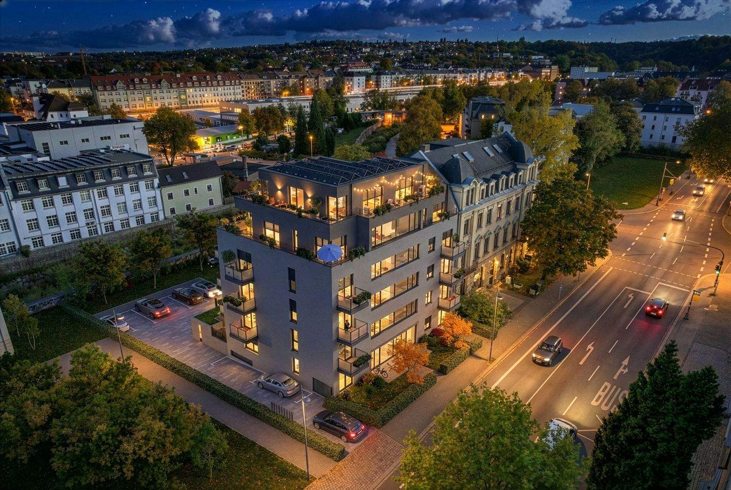 NEU: PROJEKT CAMPUSLIVING AN DER WEIßERITZ (KfW-40-QNG), 1159 Dresden