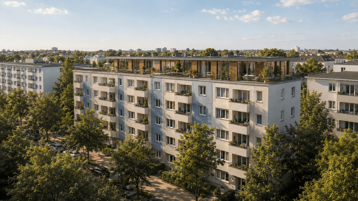 Eigentumswohnung mit Dachflächen-Sondernutzungsrechten – Aufstockungspotenzial für fünf Penthäuser, 10717 Berlin (Charlottenburg-Wilmersdorf Wilmersdorf)