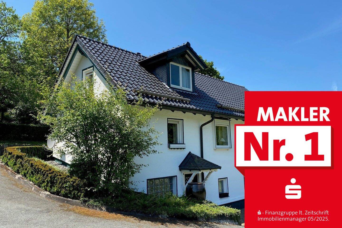 + Kaufpreisreduzierung + Draußen im Grünen! Besonderes Einfamilienhaus mit Garage, 57319 Bad Berleburg