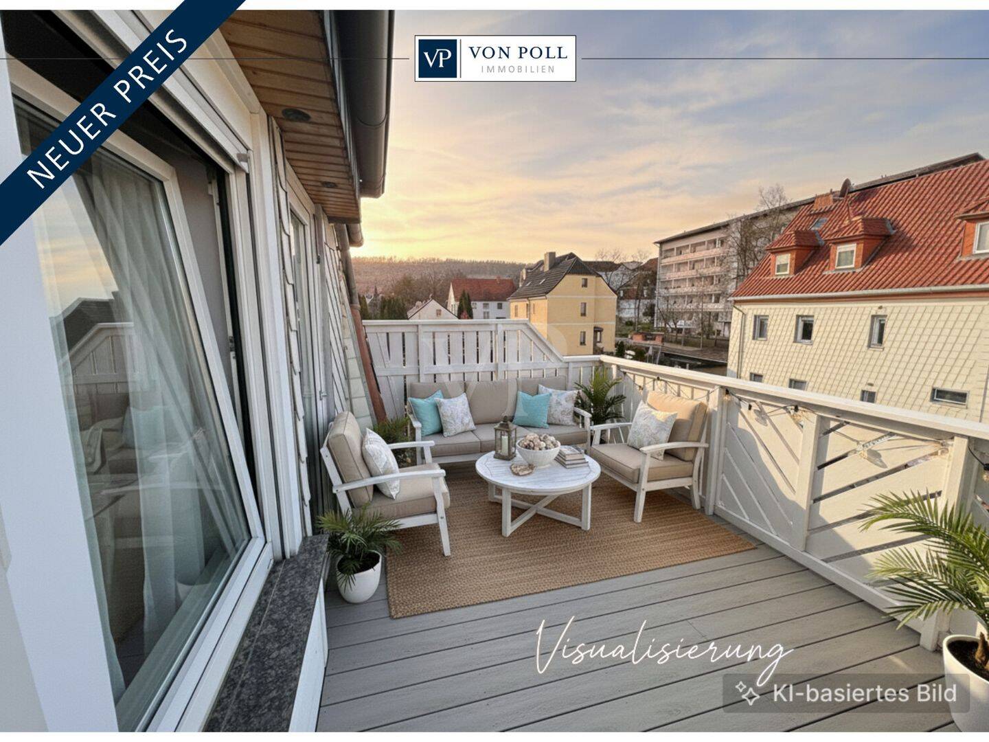 Sonnige Zeiten – Eigentumswohnung mit großer Dachterrasse in beliebter Lage in Bleicherode!, 99752 Kehmstedt