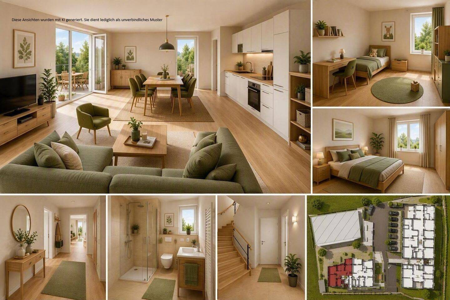 Geräumige 3 Zimmer- Erdgeschosswohnung inkl. Garten & Stellplatz sowie TG-Stellplatz in Röhlingen, 73479 Ellwangen (Jagst)