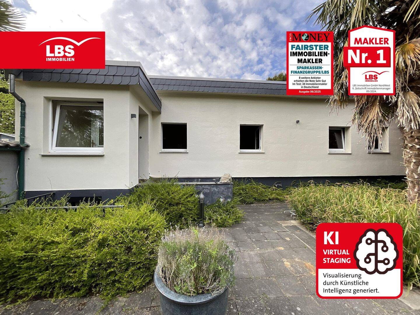 Bungalow auf 4 Zimmer aufteilbar für Naturliebhaber mit großem Grundstück!, 41063 Mönchengladbach (Eicken Großheide Stadtmitte Windberg)