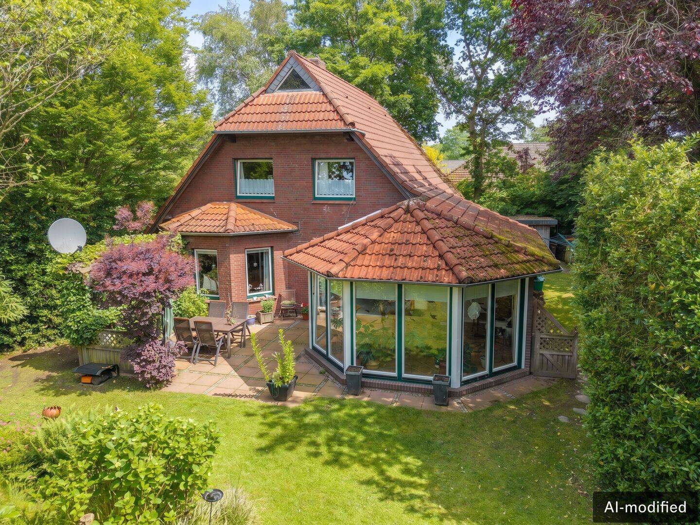 Charmantes Wohnen mit Wintergarten, Erker und besonderem Gartenambiente, 26446 Friedeburg