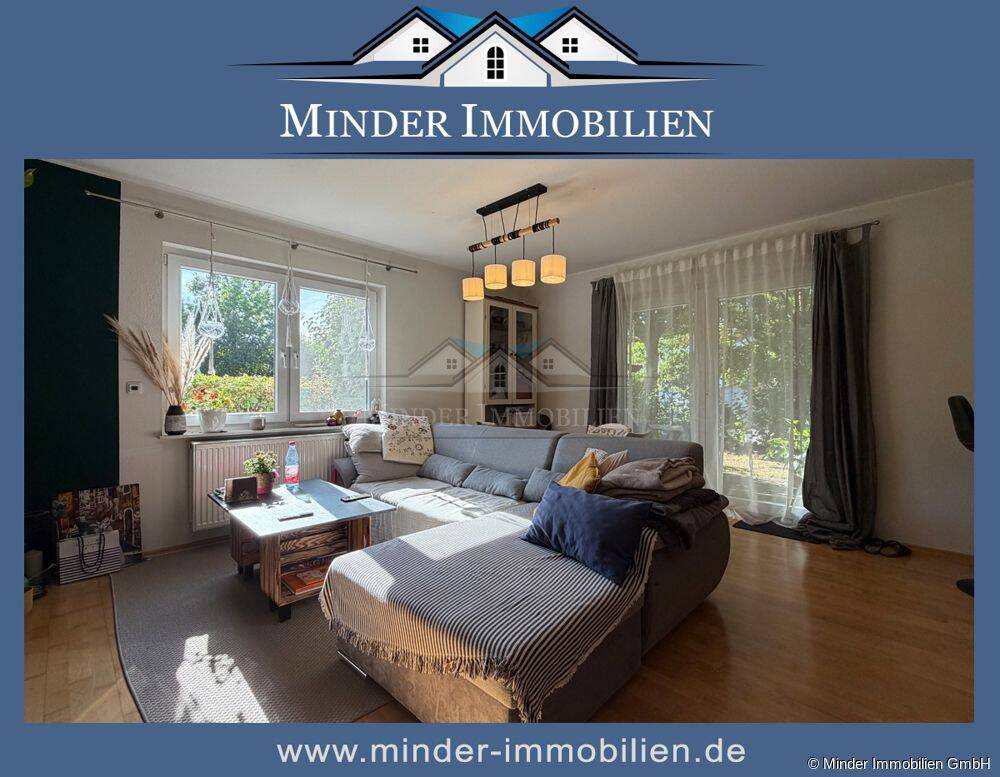 Langgöns | Moderne, helle 3-Zimmer-Wohnung mit sonniger Terrasse & Gartenanteil, 35428 Langgöns