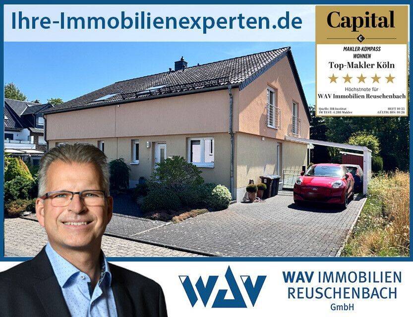 Neuwertige Doppelhaushälfte mit Garten und Carport in Spielstraße, 50321 Brühl