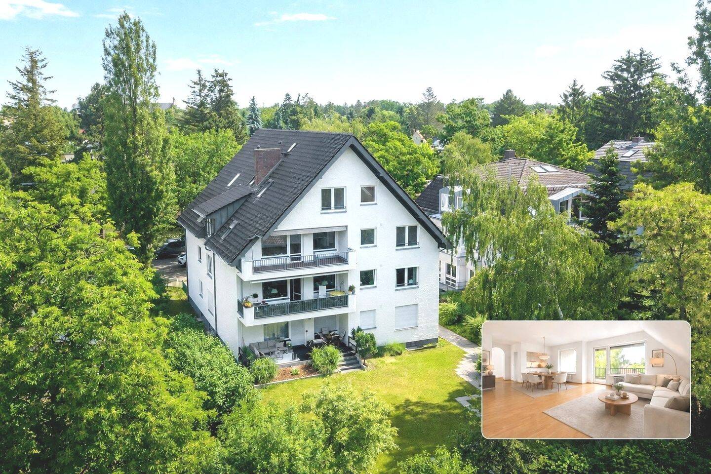 *** Traumhafte 5-Zimmer Dachgeschoss-Maisonette *** – in Toplage Zehlendorf – bezugsfrei, 14165 Berlin (Steglitz-Zehlendorf Zehlendorf)