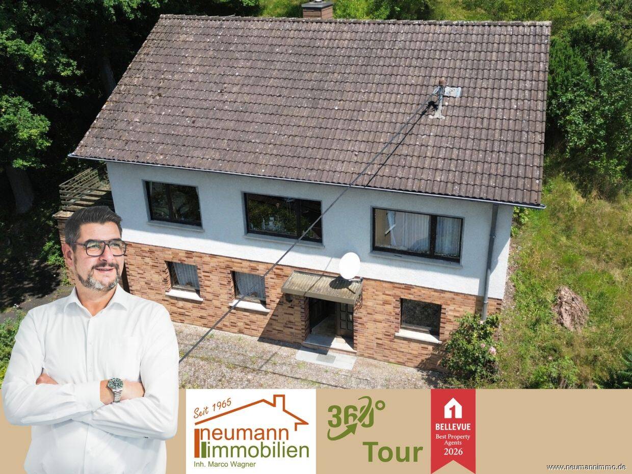 Handwerkerhaus für große Familie mit 131 m², großem Grundstück und grandiosem Ausblick, 53547 Hausen (Wied)