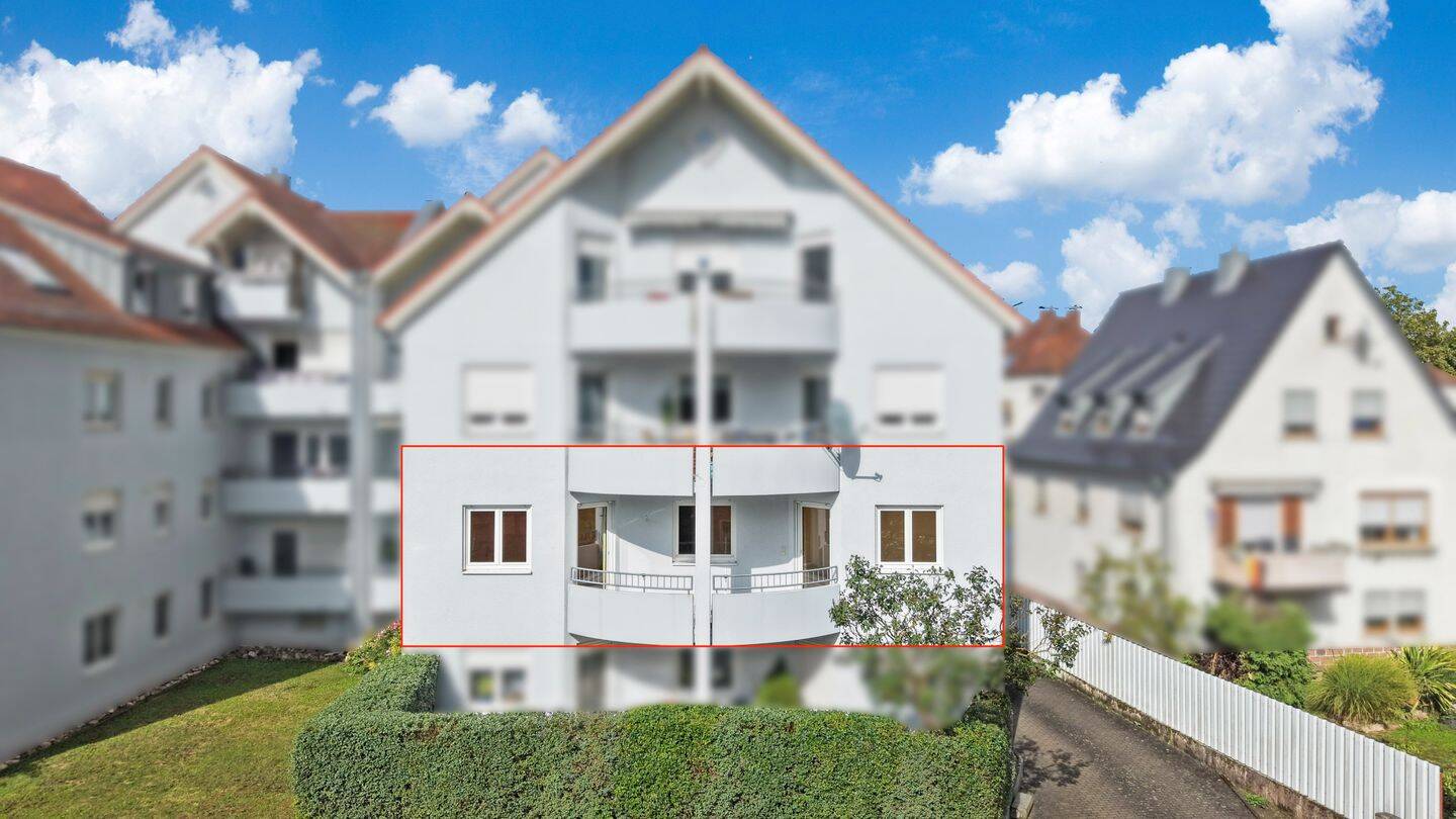 Großzügige 3-Zi-ETW mit großem Balkon, Einbauküche & Garage in Gemünden, 97737 Gemünden a. Main