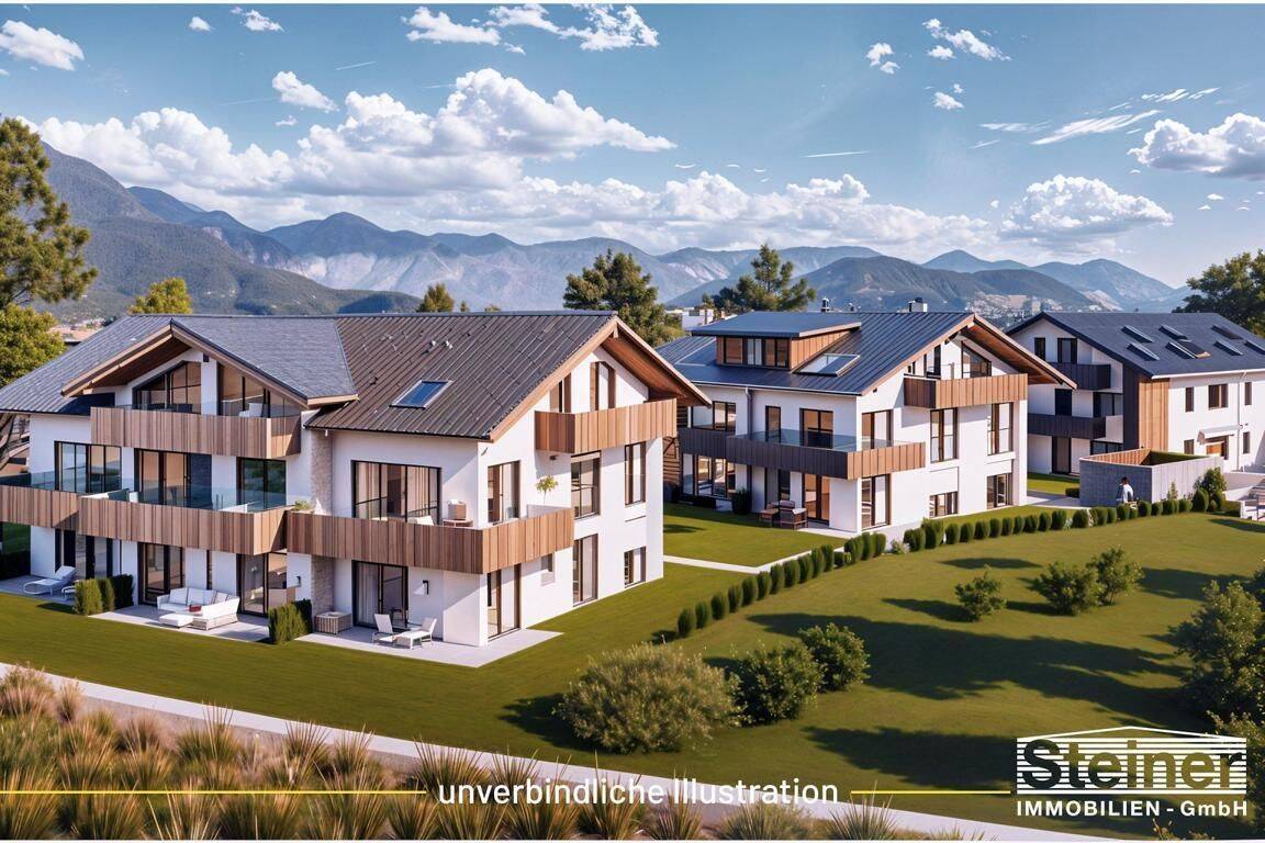 BAU-START: 2-Zimmer-Garten-Wohnung ca. 43,70 m², Keller, TG-Platz a. W. WHG-Nr. 03, 82467 Garmisch-Partenkirchen