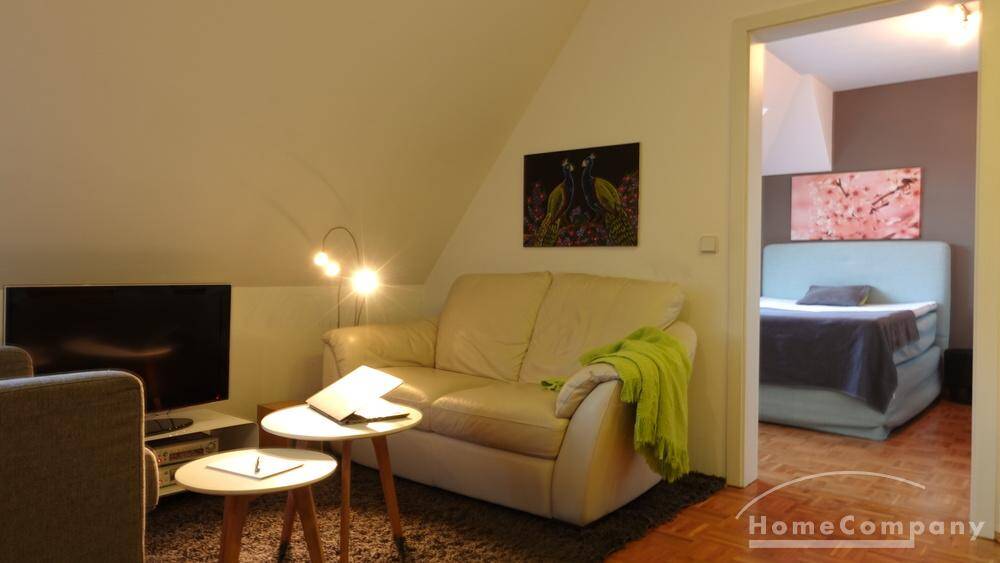 27987 HomeCompany Möbliert/Furnished Dachgeschoss-Wohnung in Leipzig-Schleußig max. 2 Personen, 4229 Leipzig (Kleinzschocher Plagwitz Schleußig)