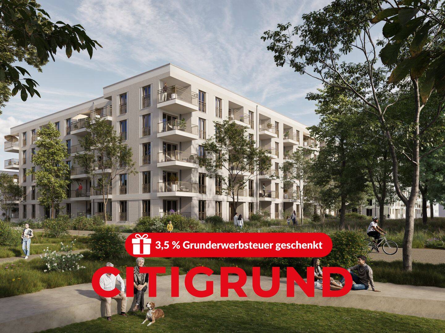 Lerchenau – Modern. Geräumig. Sonnig. – Mit Gartenterrasse! – KfW-55-Effizienzhaus!, 80995 München (Allach-Untermenzing Feldmoching-Hasenbergl Moosach)