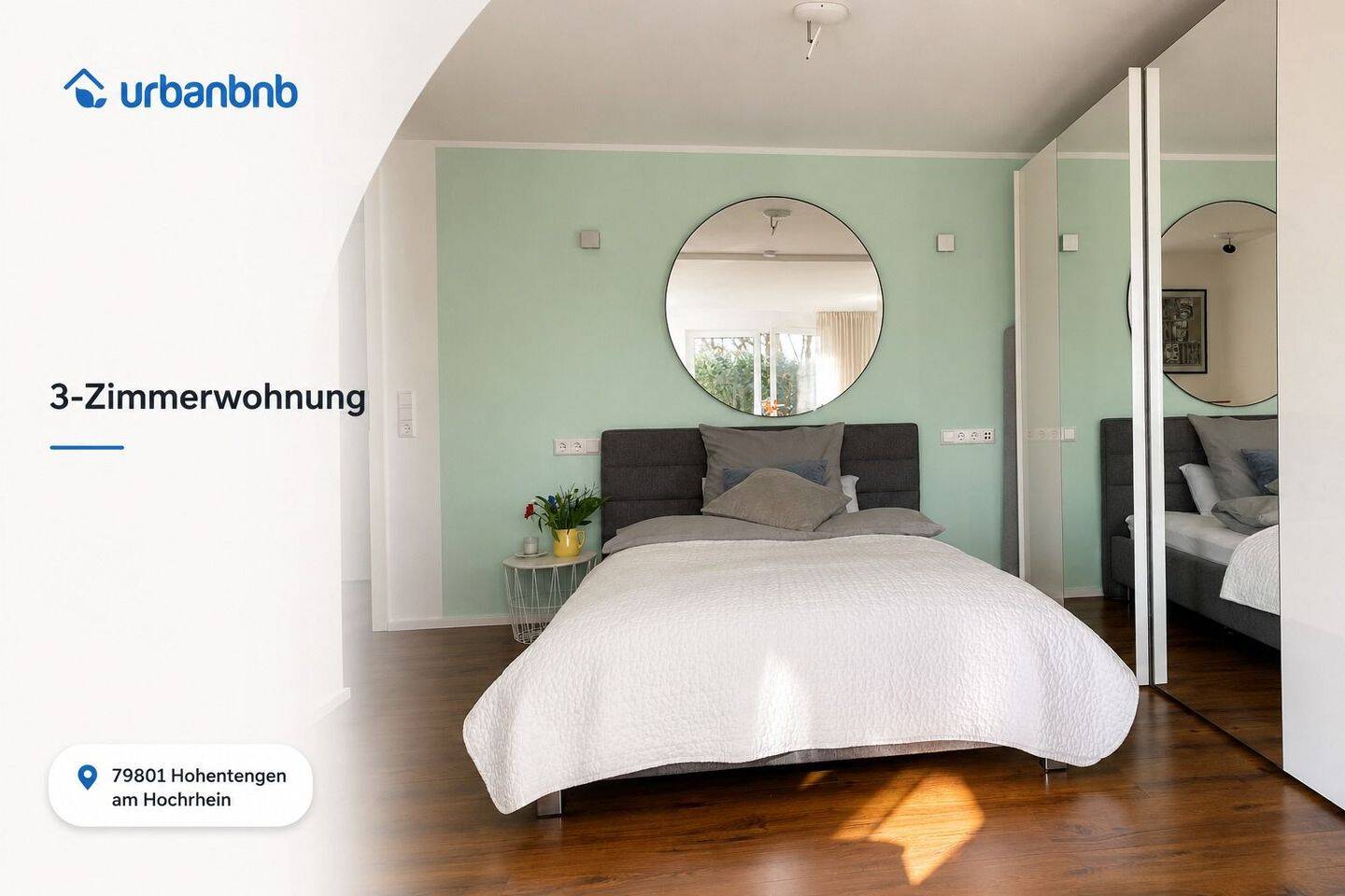 Möblierte 3-Zimmerwohnung Hohentengen am Hochrhein – Wohnen auf Zeit, 79801 Hohentengen am Hochrhein