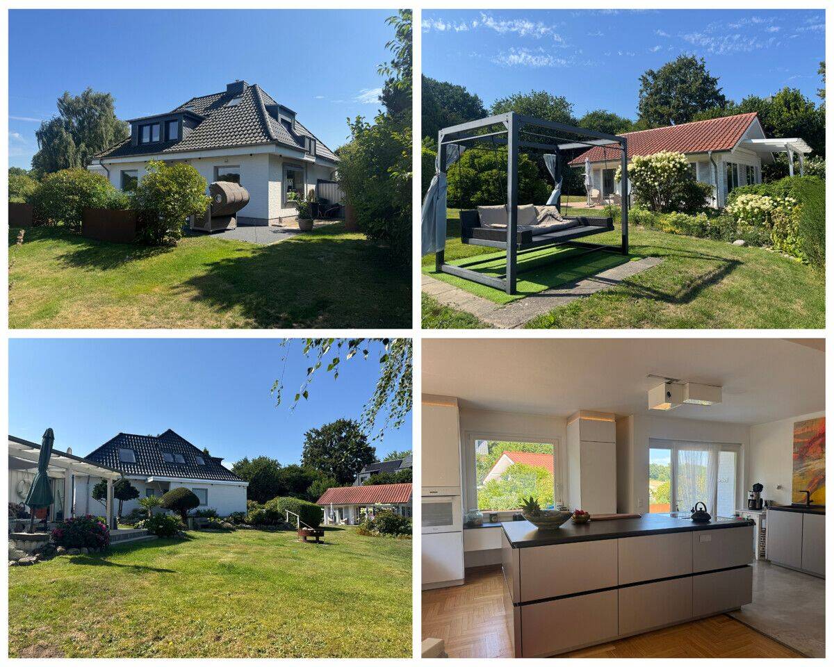 Wohnen am Feldrand: Einfamilienhaus mit Weitblick und zusätzlichem Ferienhaus – OTTO STÖBEN GmbH, 24214 Neuwittenbek