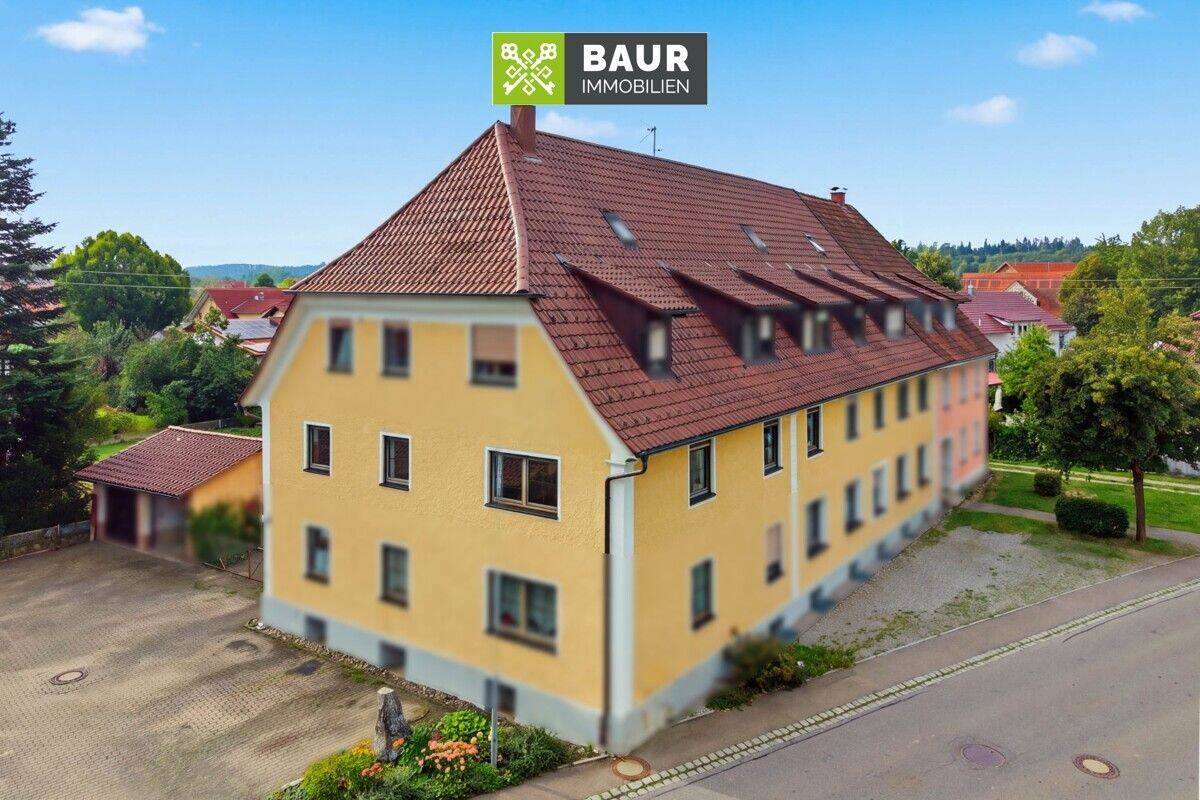 360° I Gut geschnittene 4-Zimmer-Wohnung mit Garage – sofort bezugsfrei in Fleischwangen, 88373 Fleischwangen