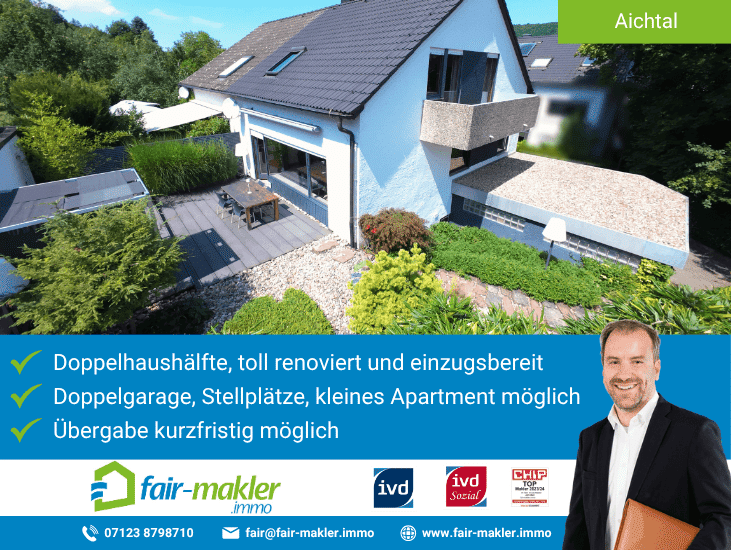 FAIR-MAKLER: Wo der Alltag ein bisschen leiser wird., 72631 Aichtal