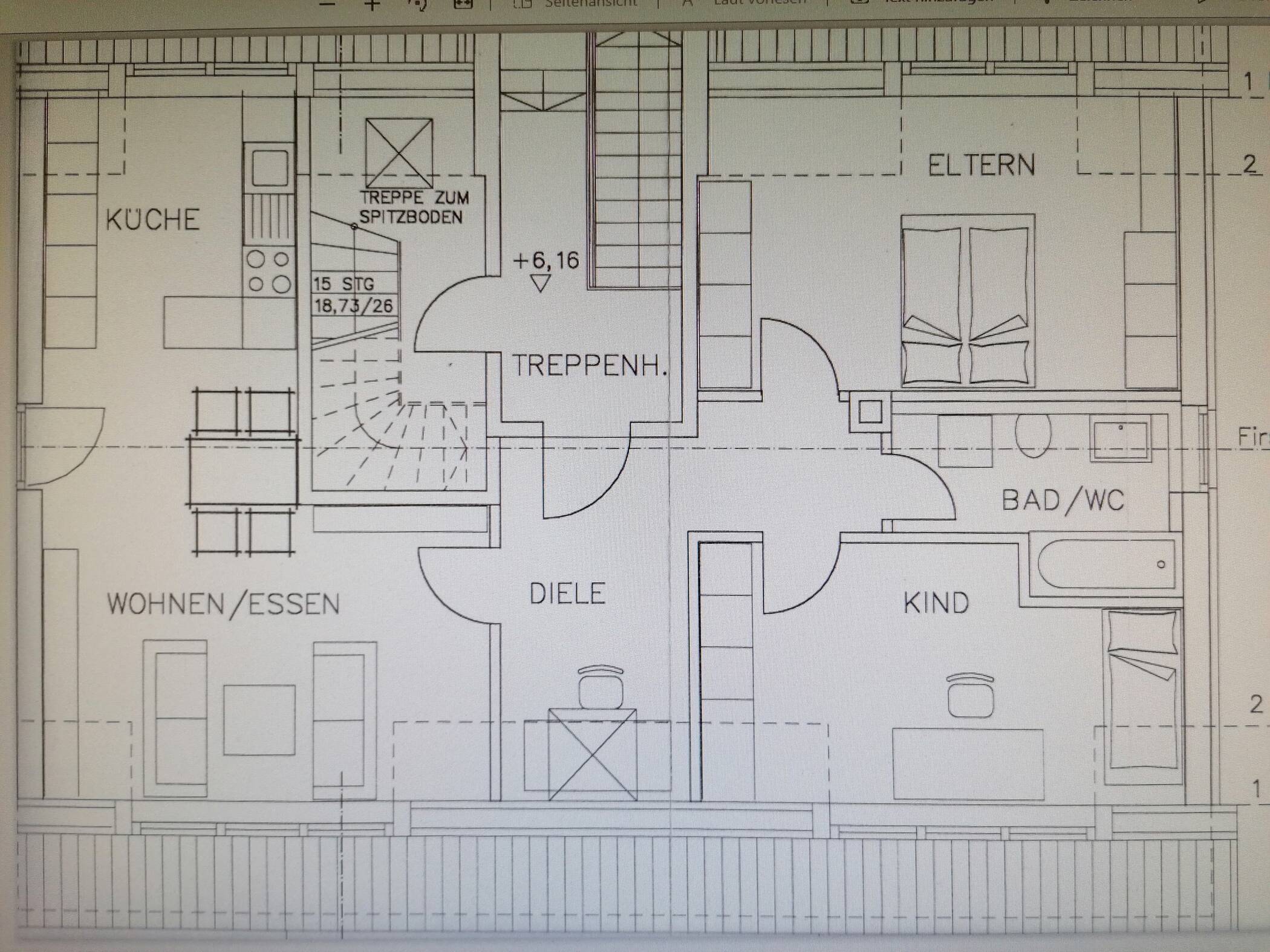 PERFEKTE 3-Zi.-DG-WHG. OHNE BALKON UND OHNE KELLER !!!, 90768 Fürth