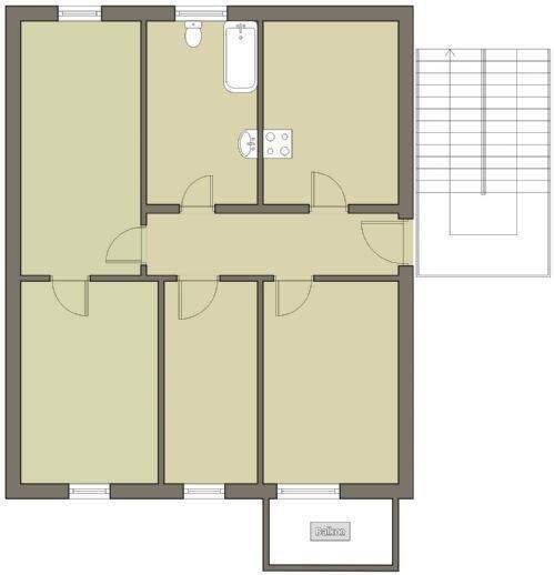 Familienfreundliche 3,5-Zimmer-Wohnung in Elsteraue, Tröglitz, 6729 Elsteraue
