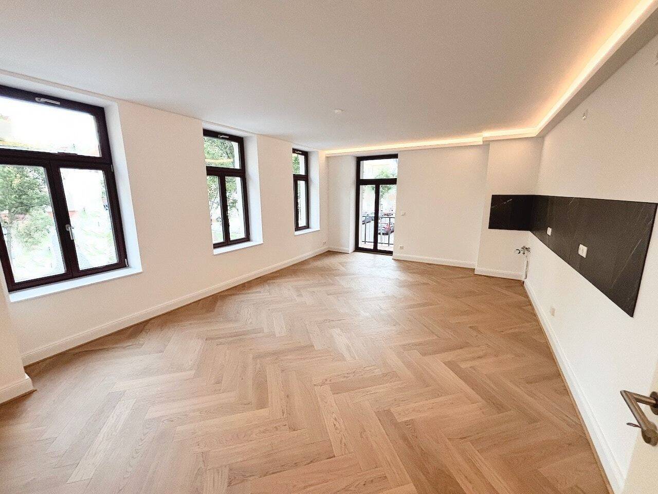 Perfekt für 2! + Erstbezug + Balkon + Parkett + Fußbodenheizung + Wanne & Dusche + LED-Licht, 4177 Leipzig (Altlindenau Lindenau)
