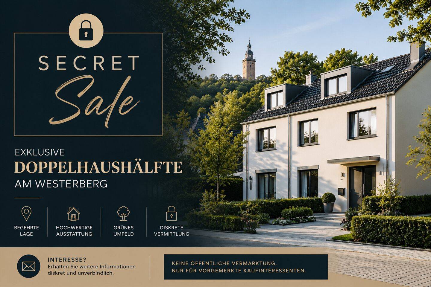 Wohnen im Grünen am Westerberg – Ihr Rückzugsort mit großem Garten, 49076 Osnabrück (Atter Westerberg Weststadt)