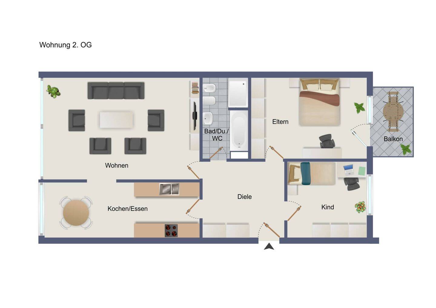 Zu vermieten: Schöne 3-Zimmer Wohnung in Seelbach – ca. 100 m² Wohnkomfort, 77960 Seelbach