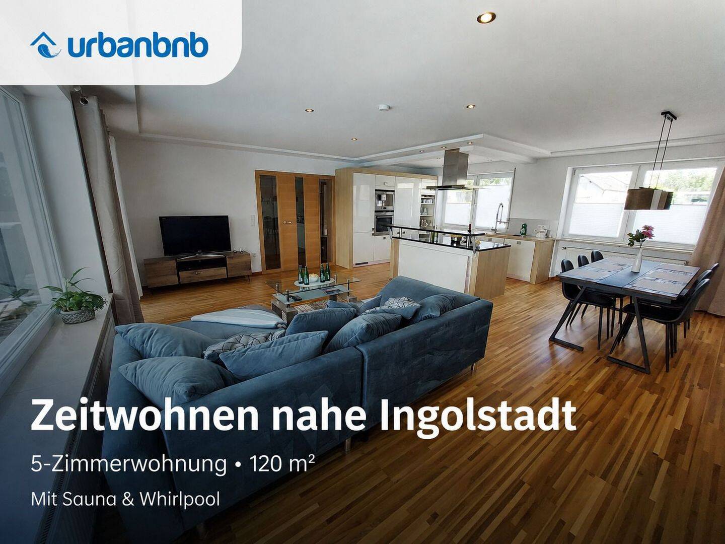 5-Zimmerwohnung Nähe Ingolstadt für Zeitwohnen ab 1 Monat, 85098 Großmehring