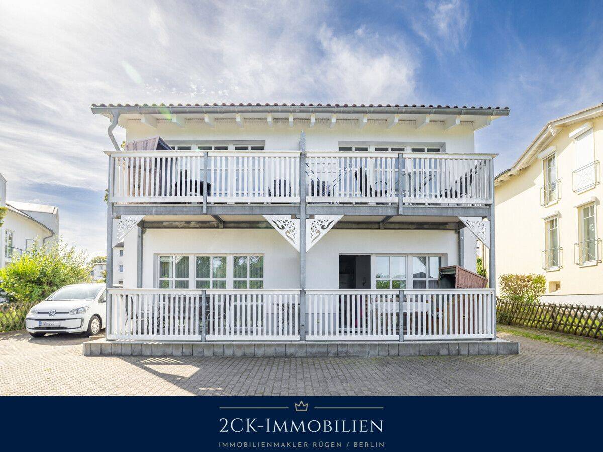 2 Zimmer Maisonette, strandnah, mit Meerblick, Sauna und Pool im Ostseebad Göhren, Stellplatz inkl!, 18586 Göhren