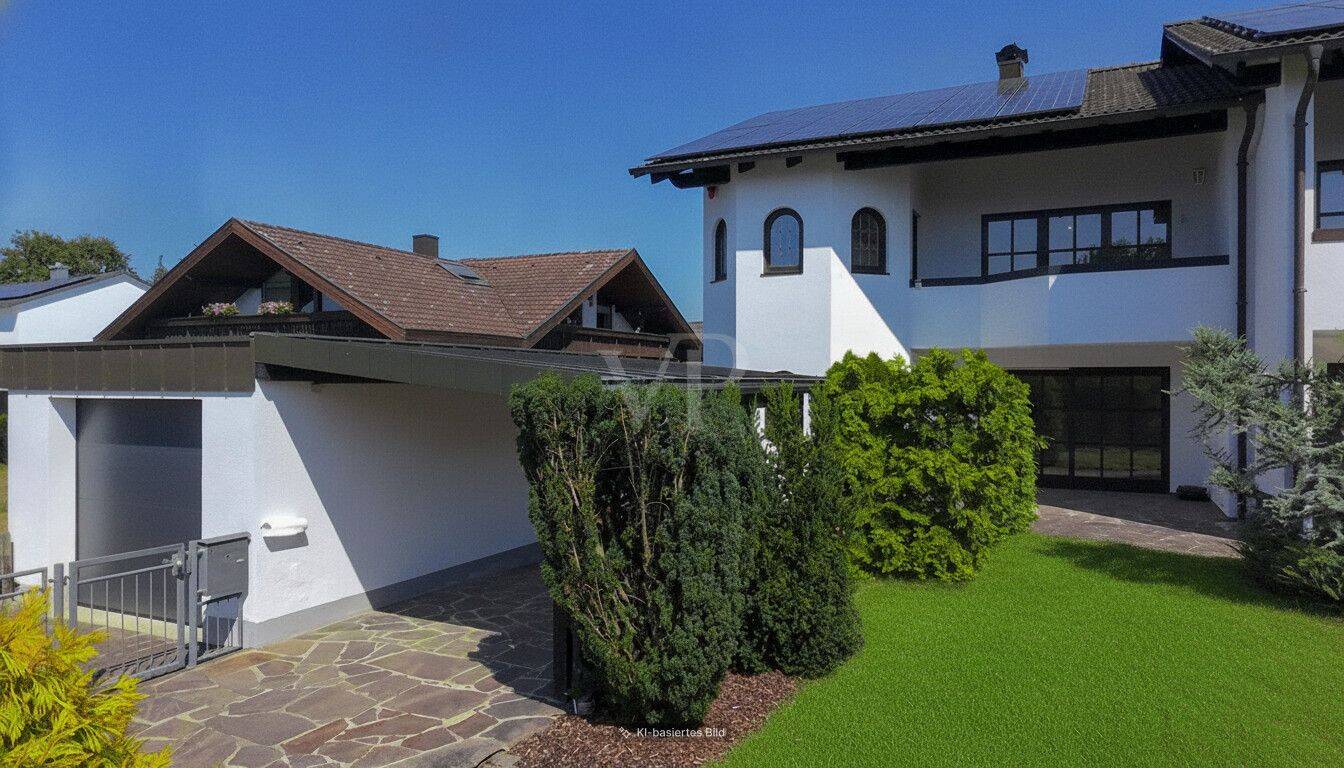 Großzügige Doppelhaushälfte mit Garten, Kachelofen und sonnigem Balkon, 85084 Reichertshofen
