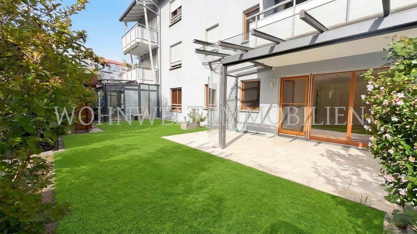 Sonnige 3 Zimmer-Garten-Wohnung mit EBK und Hobbyraum, 85386 Eching