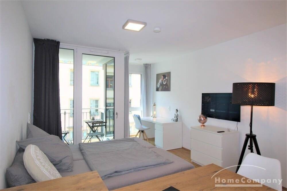 2255014 HomeCompany Dresden Möbliert/Furnished 1-Zimmer Apartment mit Balkon in Dresden-Äußere Neustadt max. 2 Personen, 1099 Dresden