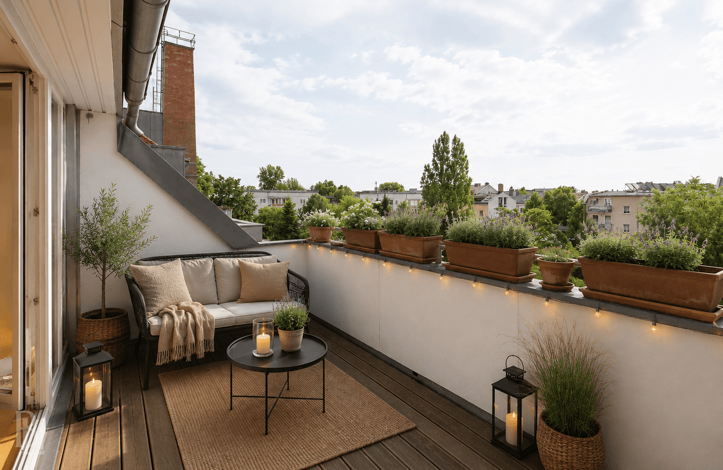 Für Paare & kleine Familien: Helle 3-Zimmer-Dachgeschosswohnung mit Südbalkon, 12487 Berlin (Treptow-Köpenick)