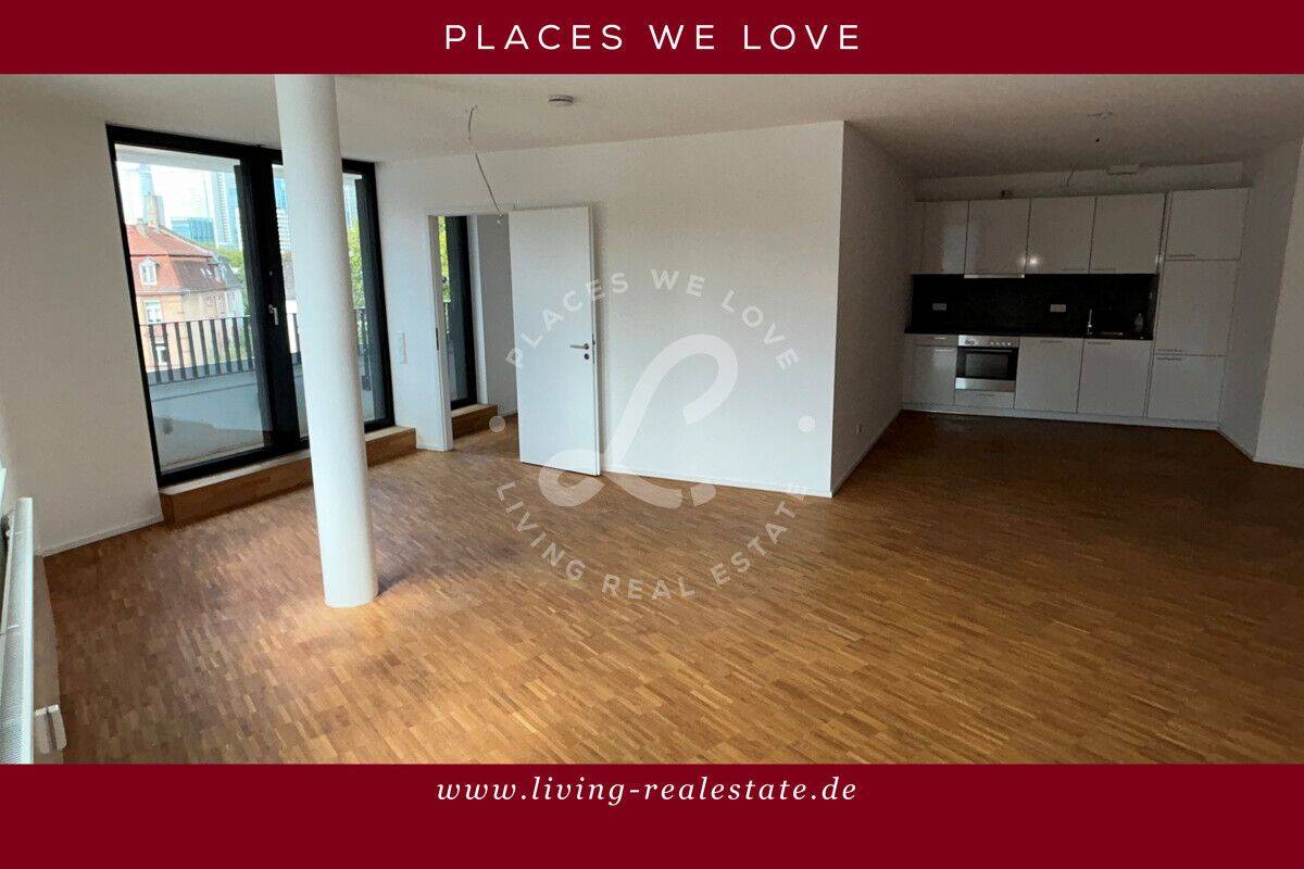 Großzügige, helle 2 Zimmerwohnung mit erstklassigem Skyline-Blick, 60594 Frankfurt am Main (Sachsenhausen)