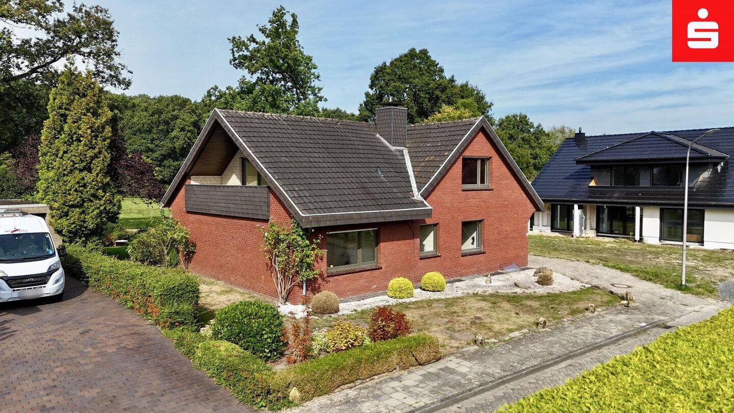 Lage, Lage, Lage – Großzügiges Einfamilienhaus mit Blick zum Bentheimer Wald, 48465 Schüttorf