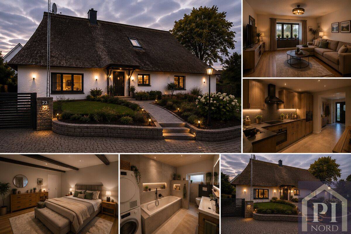Handwerkerhaus nahe dem Schülldorfer See – charmantes Reetdachhaus mit Entwicklungspotenzial, 24790 Haßmoor